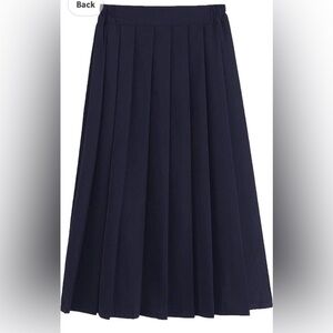 Uniform Navy Pleated Skirt NEW